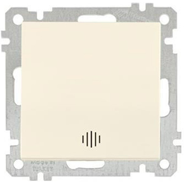 Выключатель с подсветкой Mutlusan 2100-415-0102 слоновая кость (21 серия)