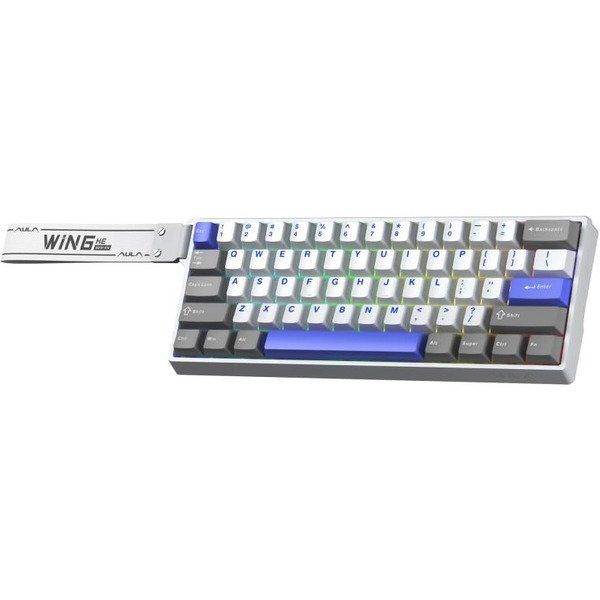 Клавиатура AULA WIN60HE MAX White-Gray-Blue