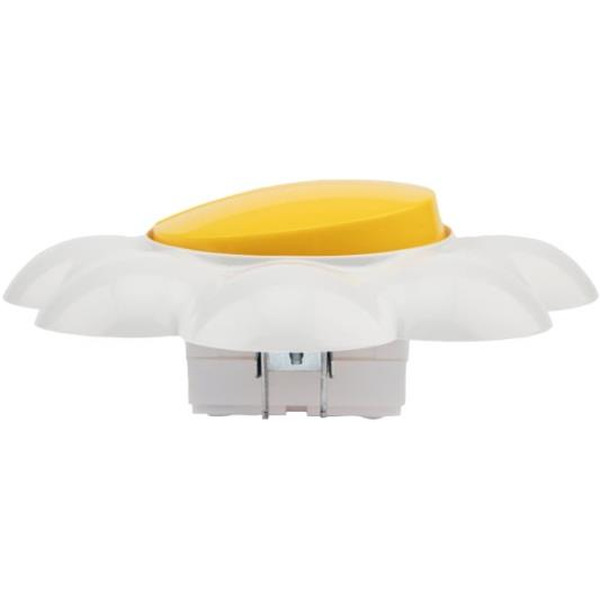 Выключатель двухклавишный KRANZ HAPPY Ромашка KR-78-0621