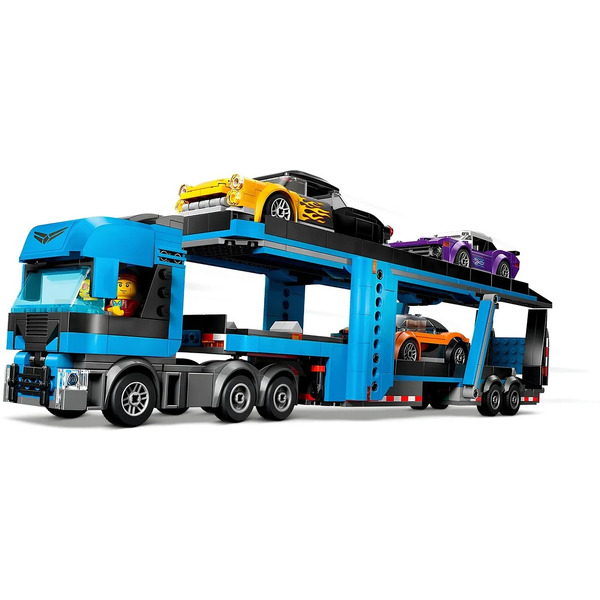 Конструктор LEGO City 60408 Грузовик-автовоз со спортивными автомобилями