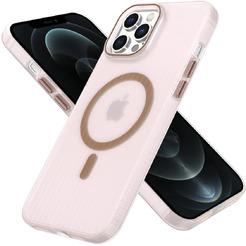 Задняя накладка CASE Translucent Strip Apple iPhone 12 Pro Max (золотой)