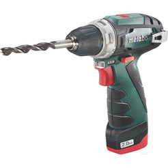 Дрель-шуруповерт Metabo PowerMaxx BS Basic (600080500) с 2-мя АКБ