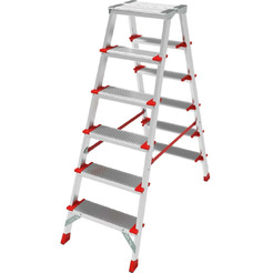 Лестница-стремянка Новая высота NV3127 2х6 ступеней (3127206)