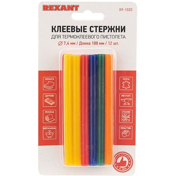 Клеевые стержни Rexant 09-1020