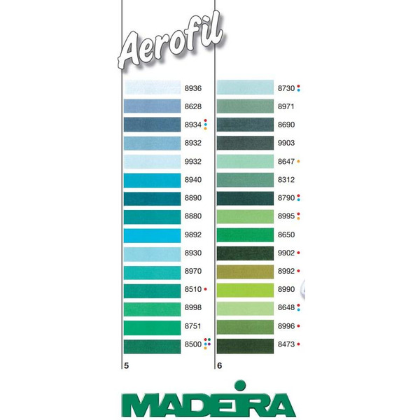 Нитки швейные АЭРОФИЛ 8940 №120 400 м