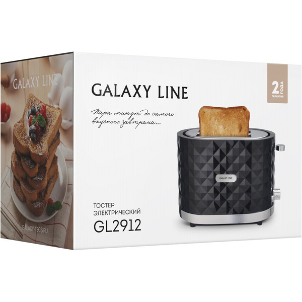 Тостер Galaxy Line GL2912 (черный)