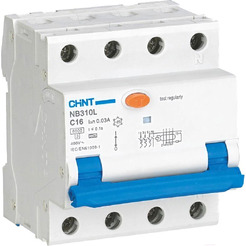 Дифференциальный автомат Chint NB310L 3P+N 20A 30мA A C 6kA (R) 660014