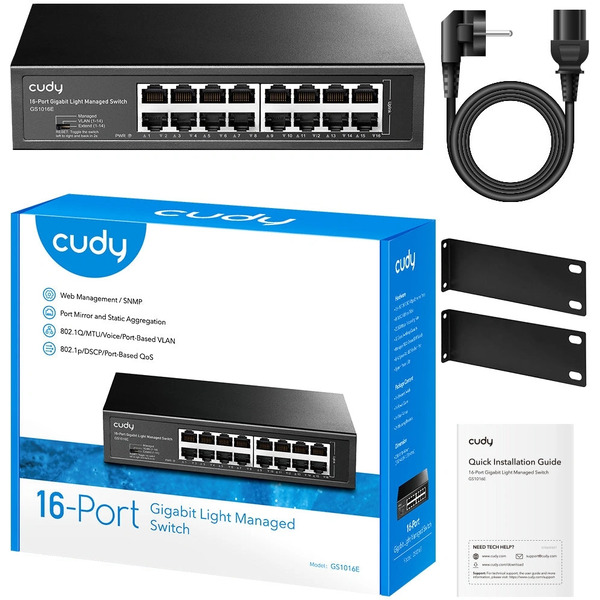 Коммутатор Cudy GS1016E