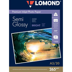 Фотобумага Lomond Полуглянцевая двусторонняя A3 265 г/кв.м. 20 листов (1106302)