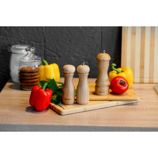 Набор мельница для перца и солонка BRAVO 351 гевея