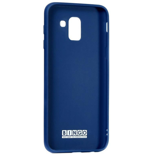 Бампер Bingo Matt TPU для SAMSUNG Galaxy J6 2018 (J600) Синий