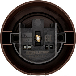 Розетка TDM Electric Виви SQ1820-1416 (коричневый)