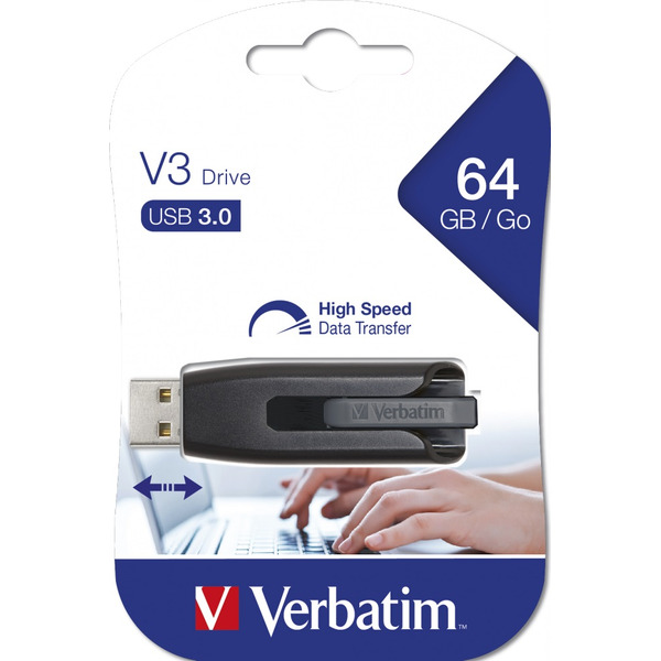 USB Flash Verbatim Store 'n' Go V3 Black 49174