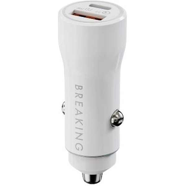 Автомобильное зарядное устройство Breaking A15 (23151) белый