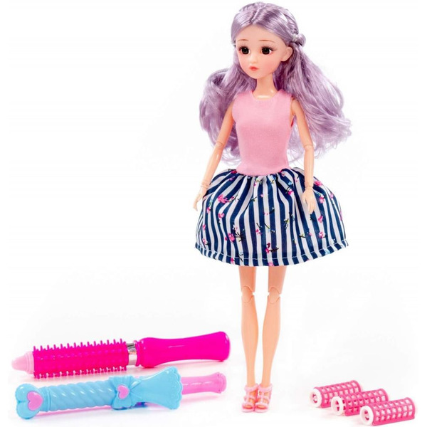 Кукла Полесье Ксюша у парикмахера + аксессуары (5 элементов) (в коробке №3) 2642