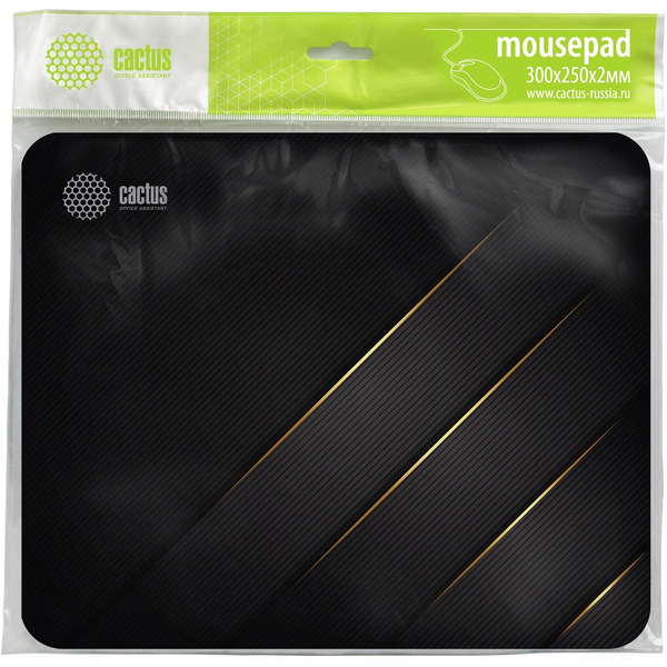 Коврик для мыши Cactus Gold Geometry CS-MPC-P04M