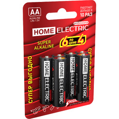 Батарейки HOME ELECTRIC Professional AA 6шт