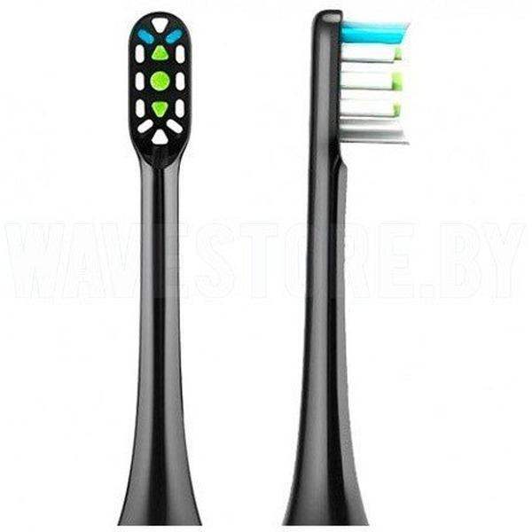 Сменные насадки для электрощеток Soocas Toothbrush Head (черный) 2 шт.