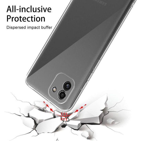 Бампер Bingo TPU 2.0mm для SAMSUNG A03 Белый