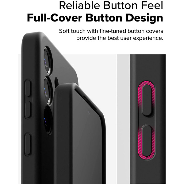 Чехол Ringke SILICONE MAGNETIC для Galaxy S25 Plus BLACK