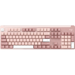 Клавиатура Logitech Signature K865 920-012185 (розовый, с гравировкой)