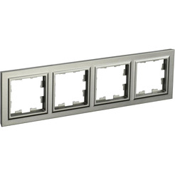 Рамка IEK Brite РУ-4-БрШ