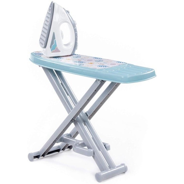 Набор игровой Полесье "Утюжок №3 67453 с гладильной доской" (серо-голубой)