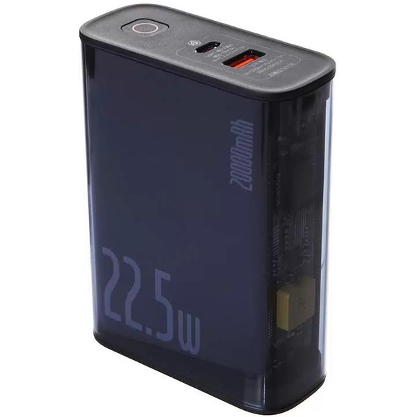 Внешний аккумулятор Baseus Explorer Series Digital Display Fast Charge 22.5W 10000mAh (синий)