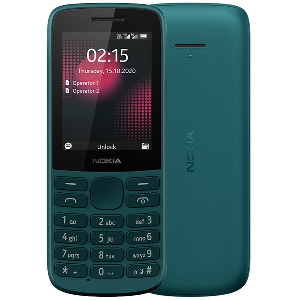 Сотовый телефон NOKIA 215 (бирюзовый)