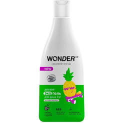 Детский экогель для душа 2в1 WONDER LAB Фруктовый мармелад 0,55 л