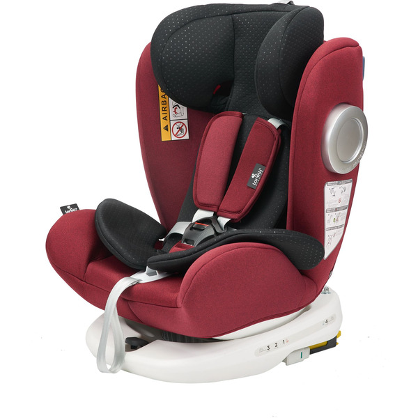 Автокресло Lorelli Lusso SPS Isofix (красный/черный)
