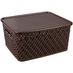 Корзина Альтернатива Плетенка М3558 (коричневый)