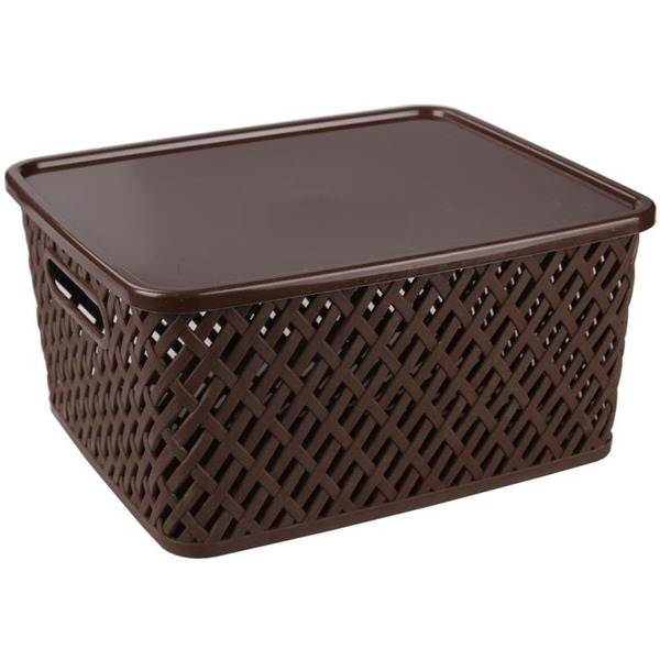 Корзина Альтернатива Плетенка М3558 (коричневый)