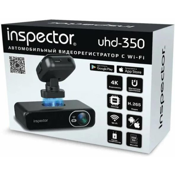 Видеорегистратор автомобильный INSPECTOR UHD 350