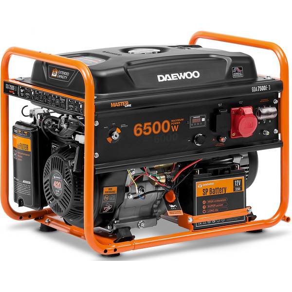 Генератор Daewoo Power GDA 7500E-3