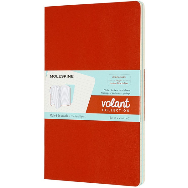 Блокнот Moleskine VOLANT Large QP721F16B24 (2шт)