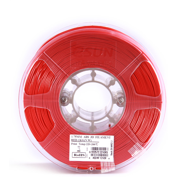 Пластиковая нить ESUN ABS 1.75 мм red