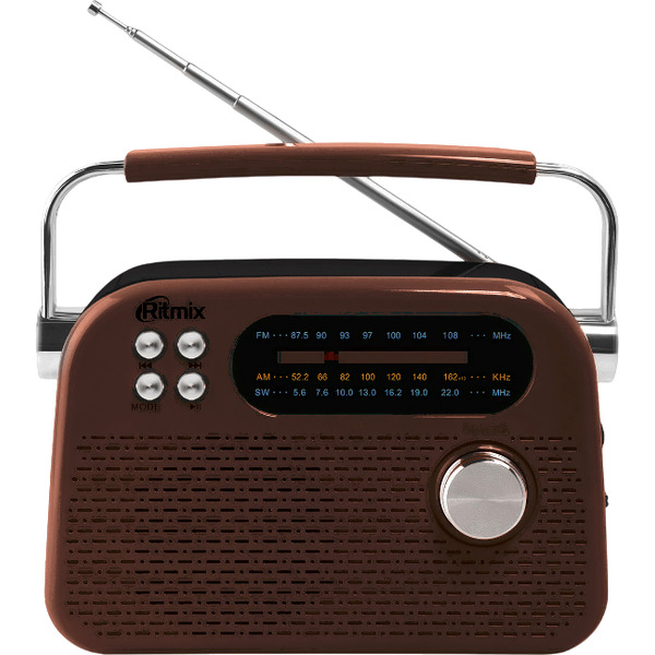 Радиоприёмник RITMIX RPR-045 (коричневый)