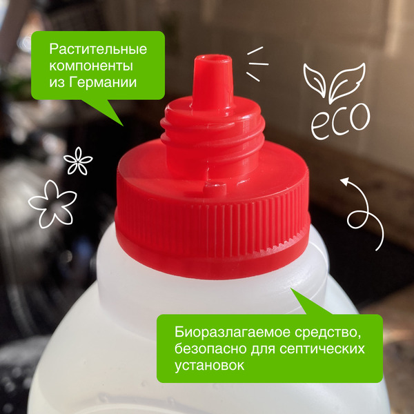 Средство для плит от жира и нагара SYNERGETIC универсальное, 1л (106100)