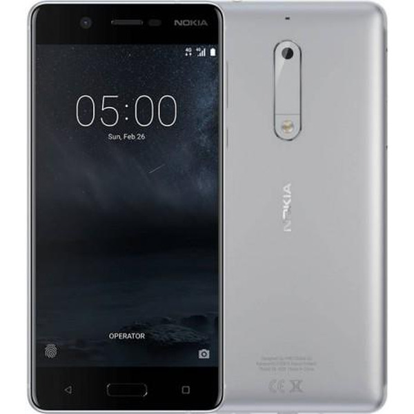 Смартфон NOKIA 5 DS TA-1053 серебристый