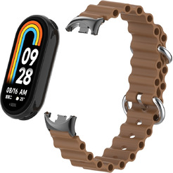 Ремешок Bingo Ocean для XIAOMI Mi Band 8 Коричневый