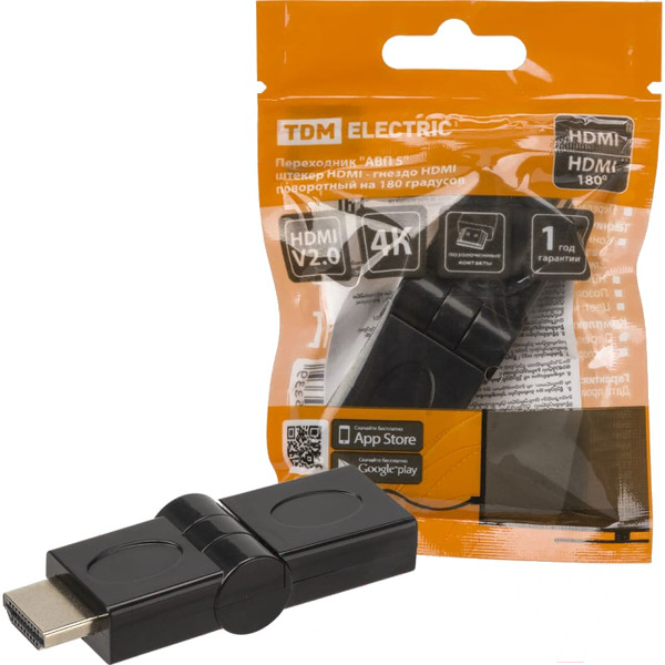 Переходник TDM Electric HDMI - HDMI SQ4040-0105 (поворотный)