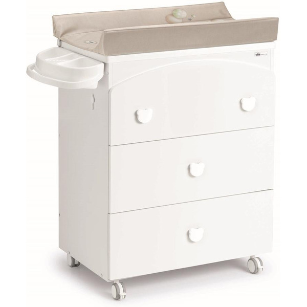 Комод пеленальный CAM CASSETTIERA ORSO POLLY (группа 0/3), белый