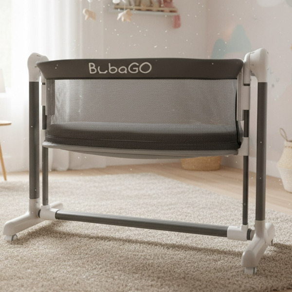 Кроватка детская трансформер BubaGo Virelle BG 172-1 (Серый)