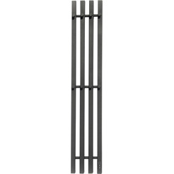 Полотенцесушитель Granula Квадро Вертикаль 21х120 (терморегулятор с таймером, черный)