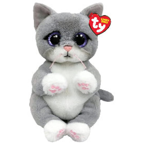 Игрушка мягконабивная TY INC Кошка MORGAN серии "Beanie Bellies", 15 см (41055)