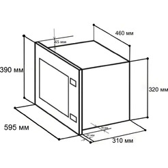 Встраиваемая микроволновая печь LEX BIMO 20.01 IV