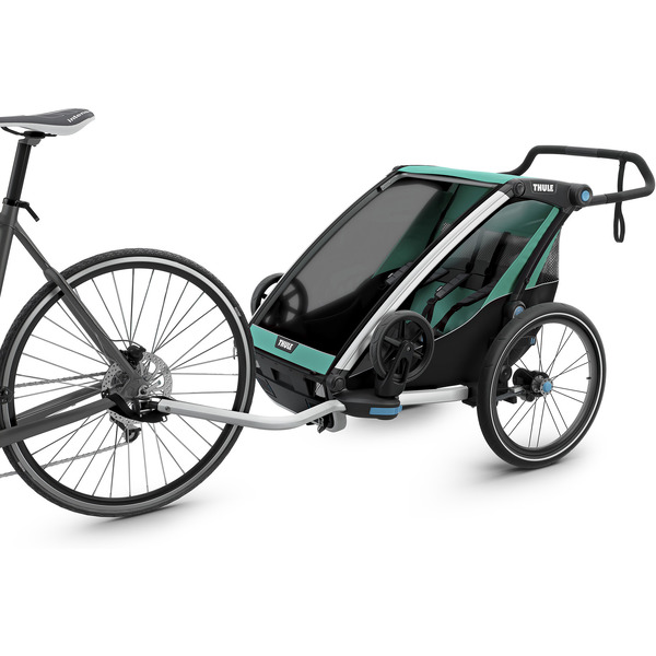 Коляска детская Thule Chariot Lite 2 10203007 Blue Grass/Black