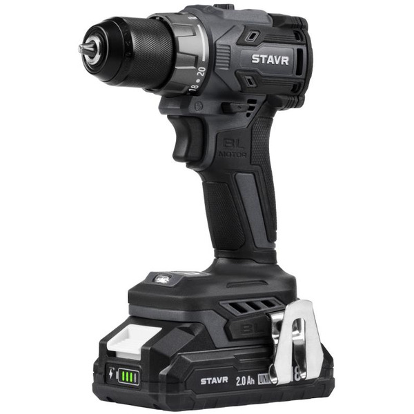 Дрель-шуруповерт STAVR SDD 18BL-2K