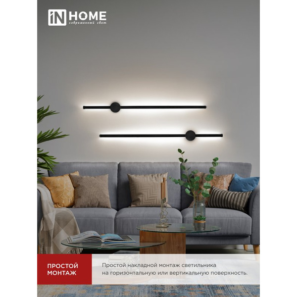 Светильник светодиодный IN HOME ESTETIKA ART-80B-30BL (4690612056944)
